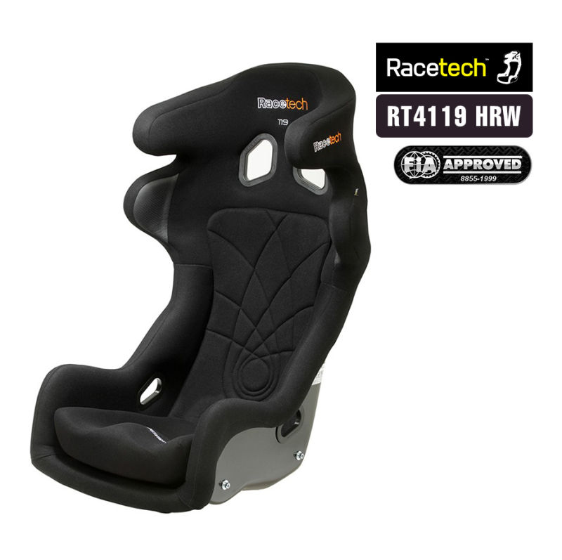 Racetech Racing Seat - RT4119HRW - Standard/Head Restraint | 