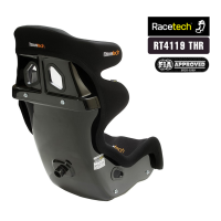 Racetech Racing Seat - RT4119THR - Tall/Head Restraint