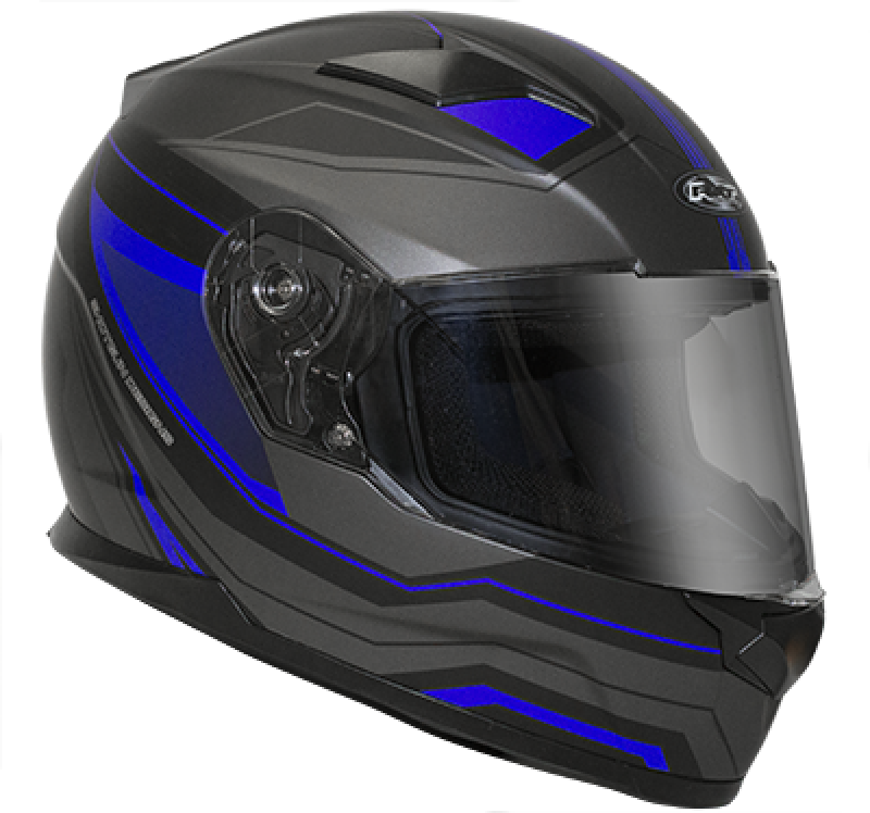 RXT Helmet - MISSILE - Full Face - Black/Blue | 