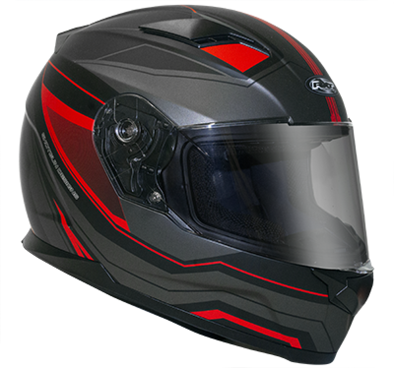 RXT Helmet - MISSILE - Full Face - Black/Red | 