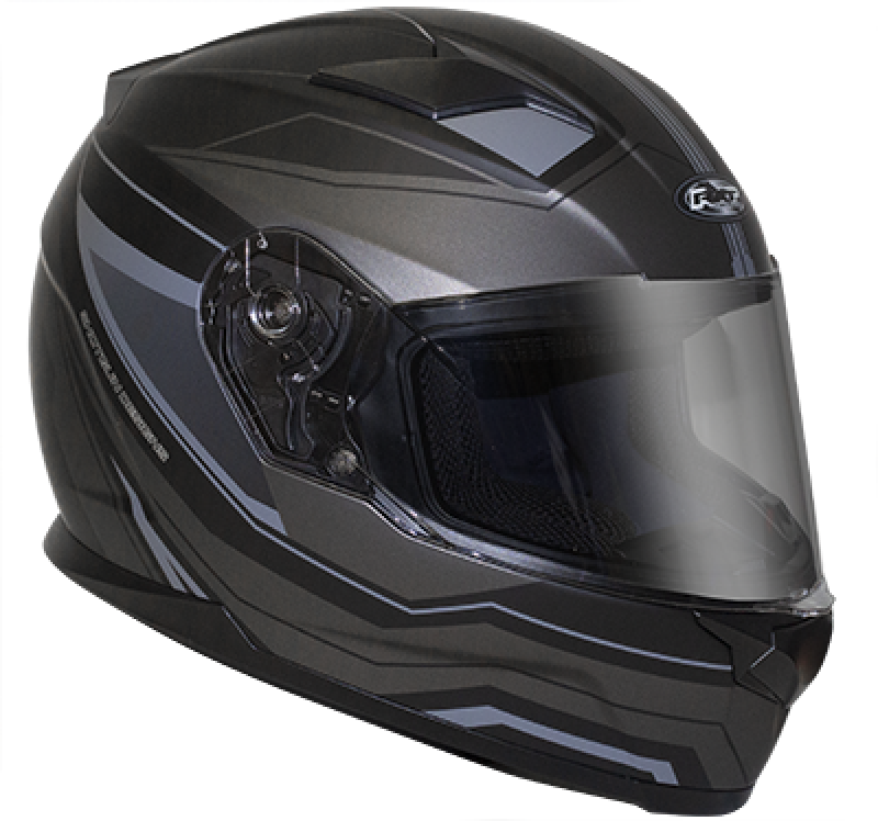 RXT Helmet - MISSILE - Full Face - Black/Silver | 