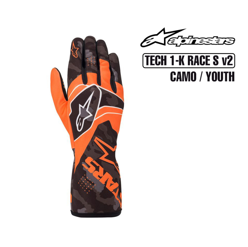  | Alpinestars Kart Gloves - TECH 1-K RACE S CAMO v2 - YOUTH