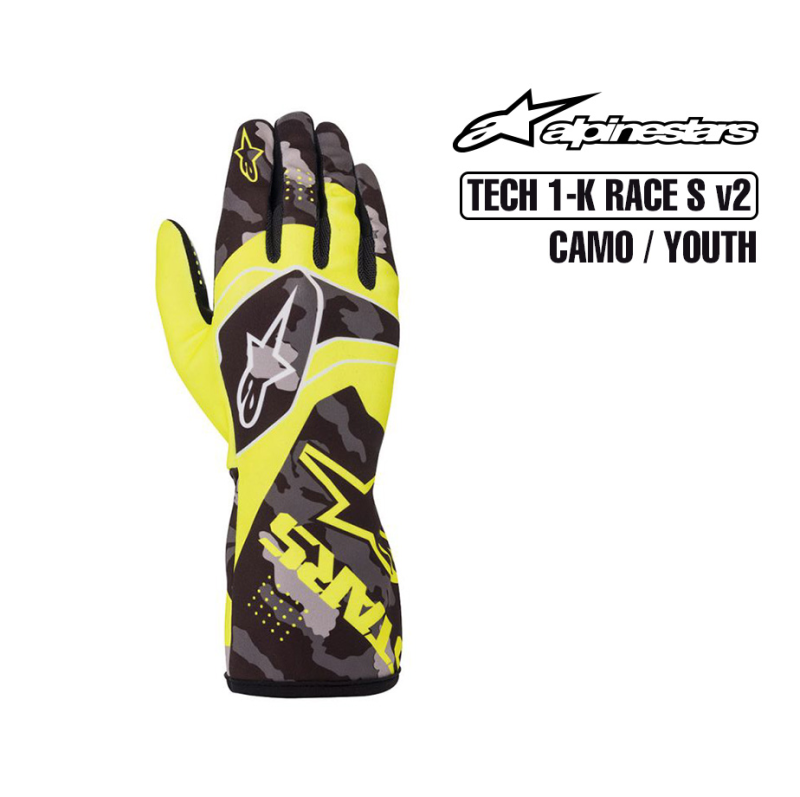  | Alpinestars Kart Gloves - TECH 1-K RACE S CAMO v2 - YOUTH
