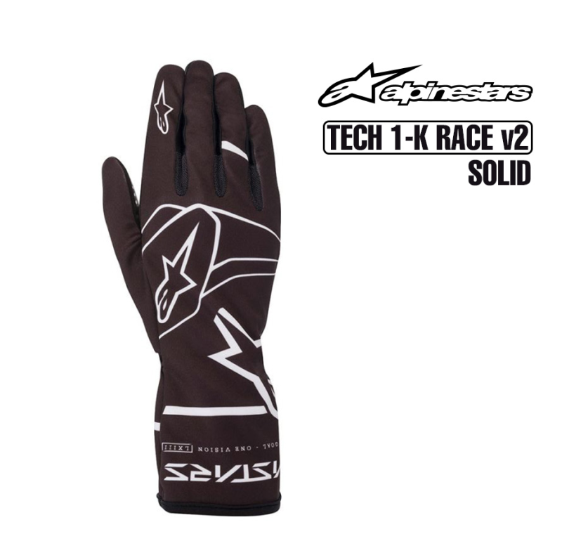  | Alpinestars Kart Gloves - TECH 1-K RACE SOLID v2