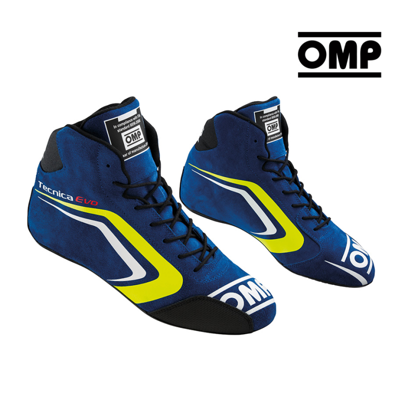  | OMP Race Boots Tecnica Evo - blue/yellow