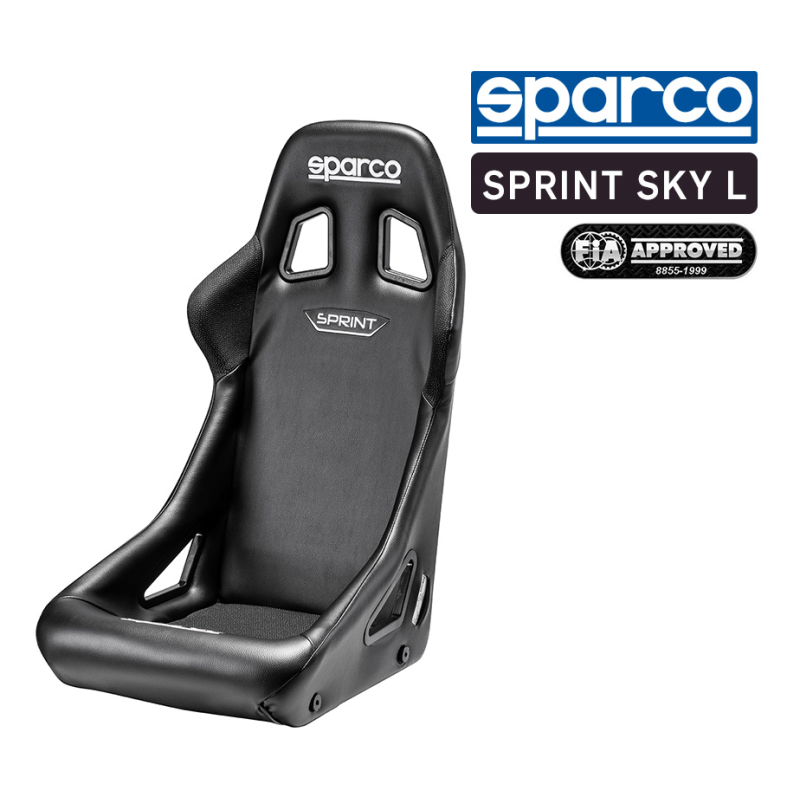 Sparco Racing Seat - SPRINT SKY L | Picture is the standard size Sprint SKY. This actual seat is the wider version.