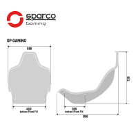 Sparco F1 Style Gaming Seat - GP
