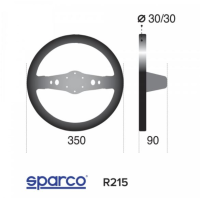 Sparco Steering Wheel R215 - Suede