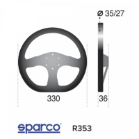 Sparco Steering Wheel - R353
